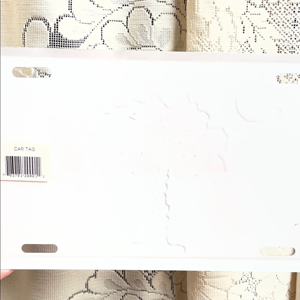 Camouflage Palm Tree License Plate - Picture 4 of 5